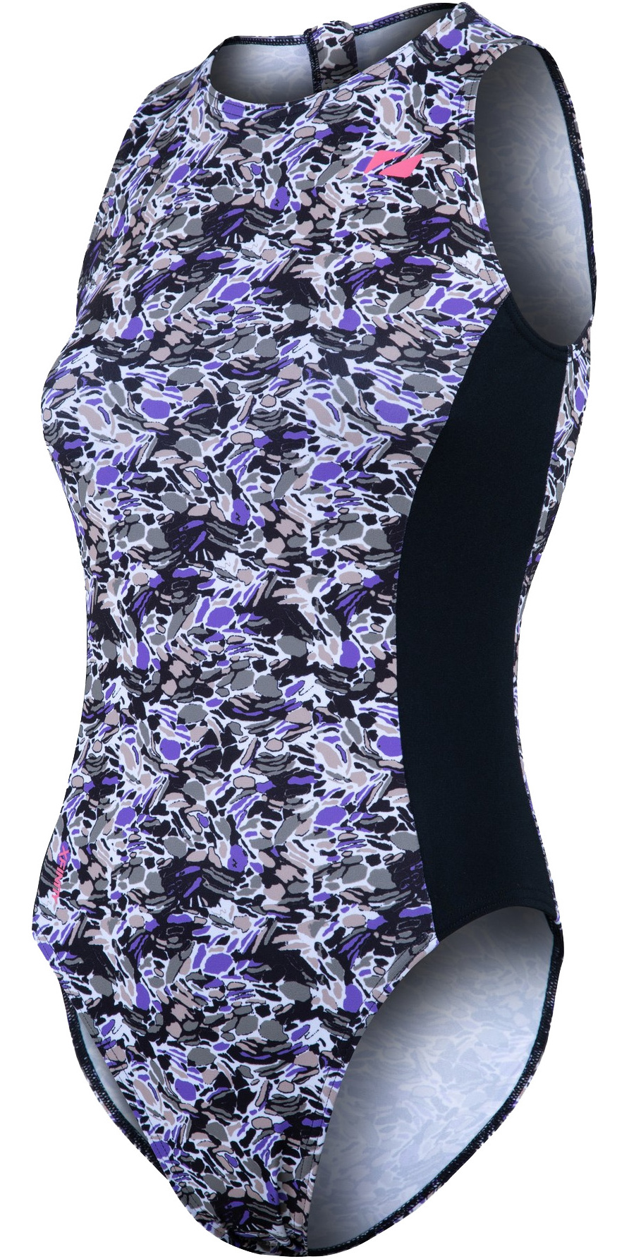 2025 Zone3 Womens High Neck Swim Suit SW23WPKHN101 - Pacific